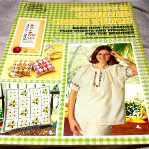 First steps in Counted Cross Stitch. American School of Needlework. #1352